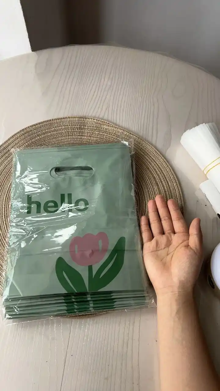Sovg'a paketi, shaffof kreativ premium sifat kraft, palitilen har xil turdagi 10, 15, dona