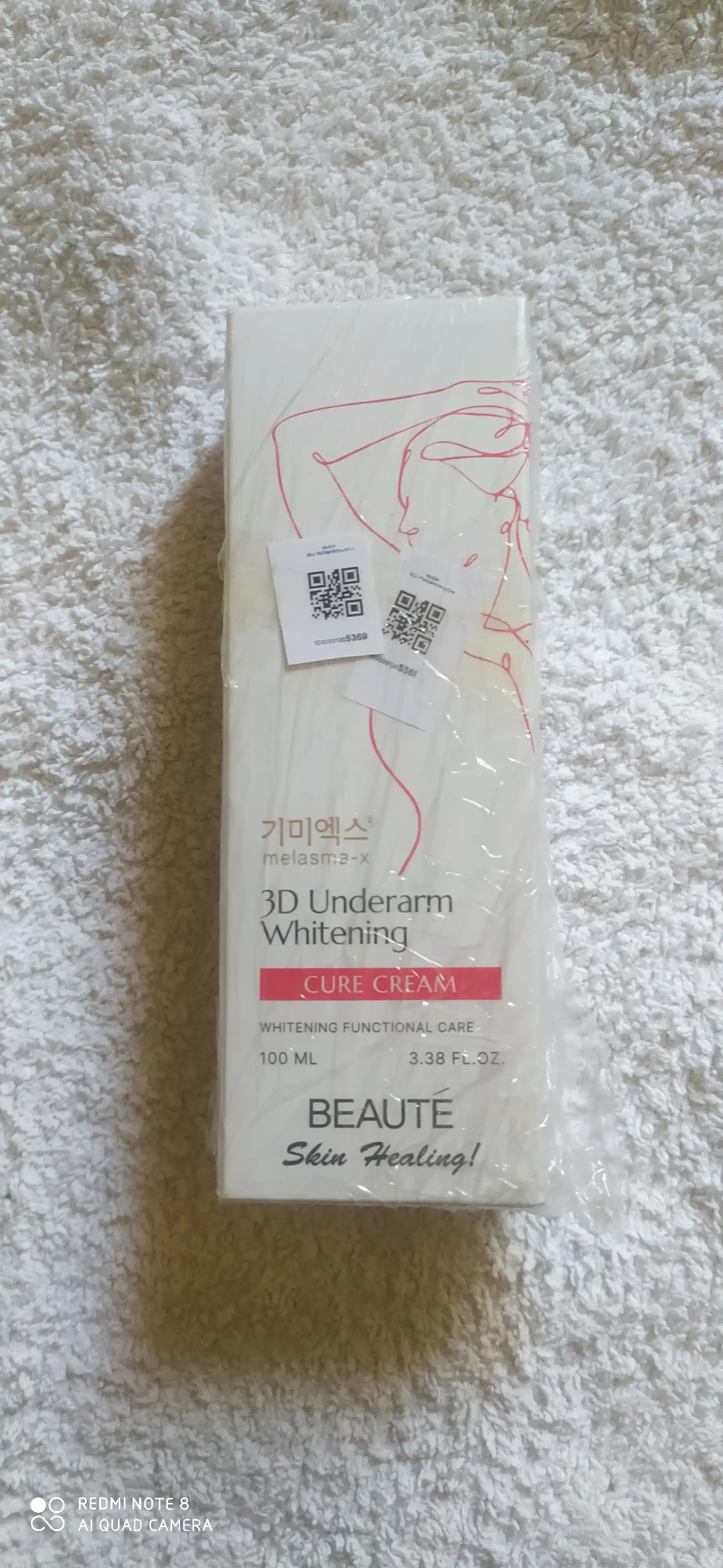 Qo‘ltiq osti terisini oqartiruvchi krem 3D Underarm Whitening 50 g