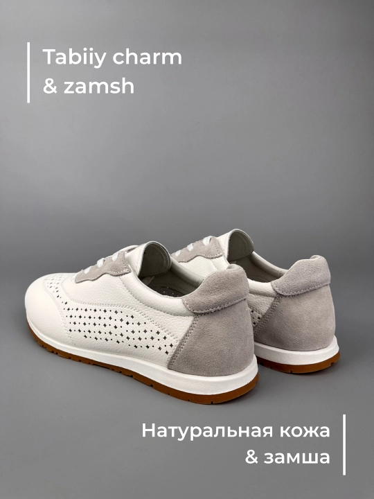 SOLINA ayollar krossovkalari yoz - kuz; tabiiy charm; 36-41, 1 razmerga kichik yuradi