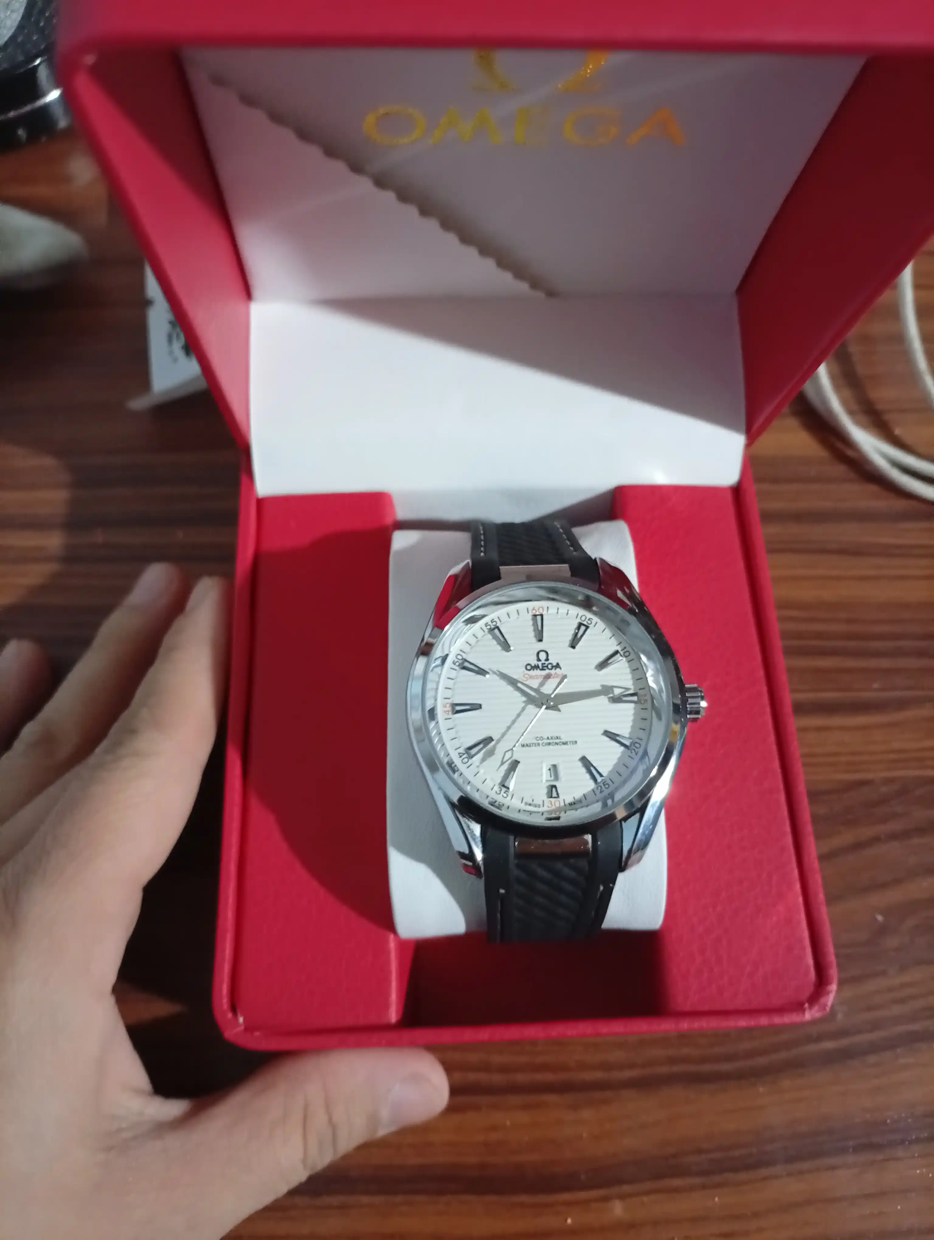 Мужские часы с автоподзаводом, механические, стиль Omega Seamaster