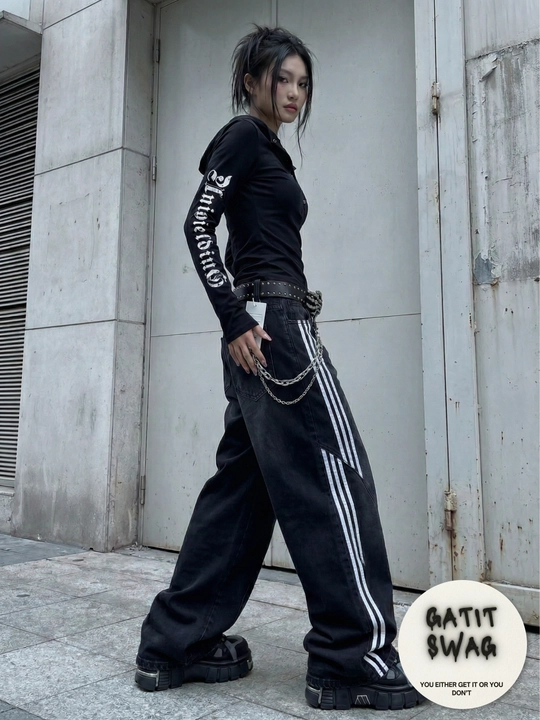 Jinsi baggy oversize Y2K