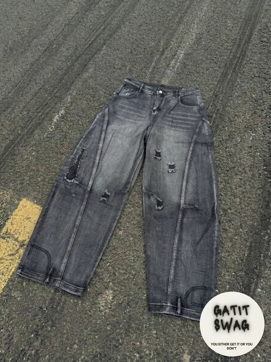 Jinsi baggy oversize Y2K