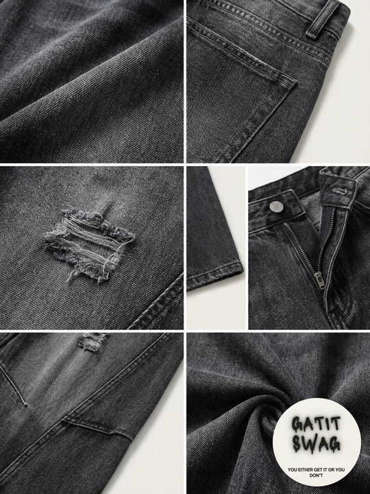 Jinsi baggy oversize Y2K