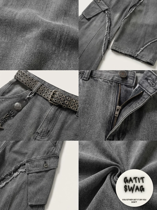 Jinsi baggy oversize Y2K