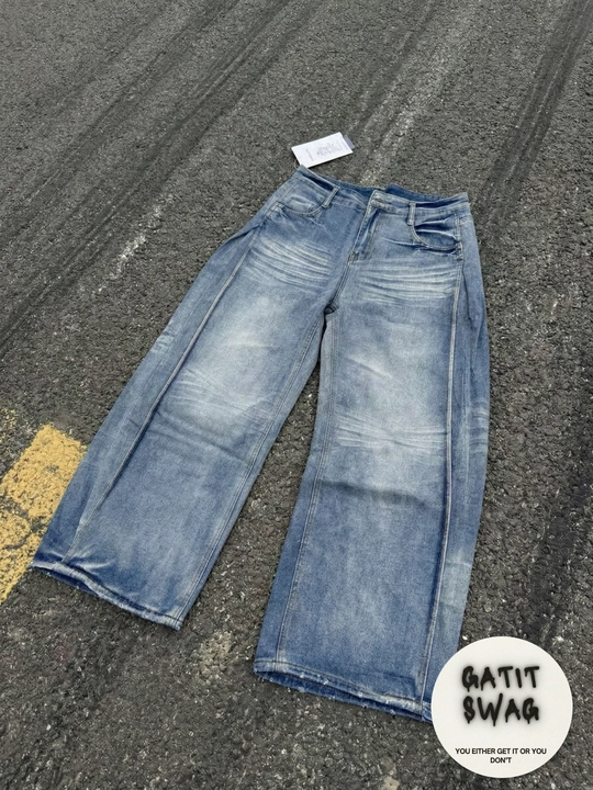 Jinsi baggy oversize Y2K