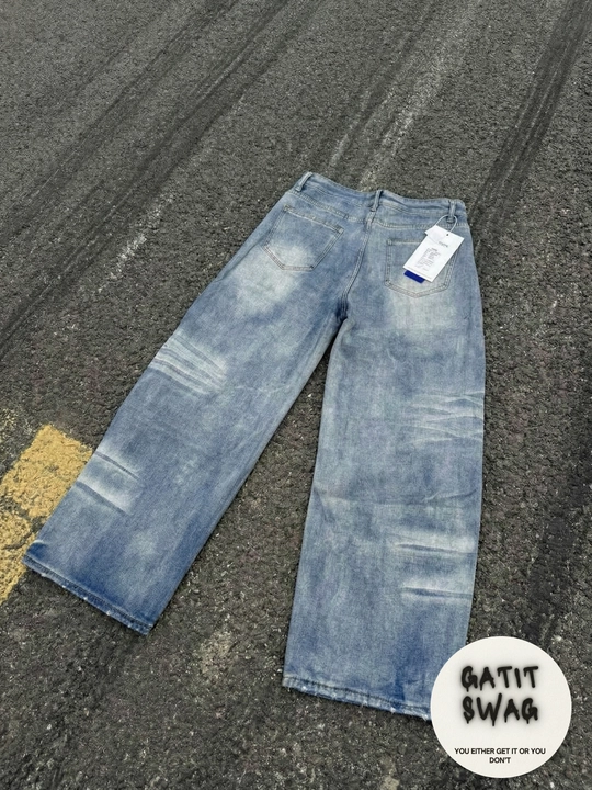 Jinsi baggy oversize Y2K