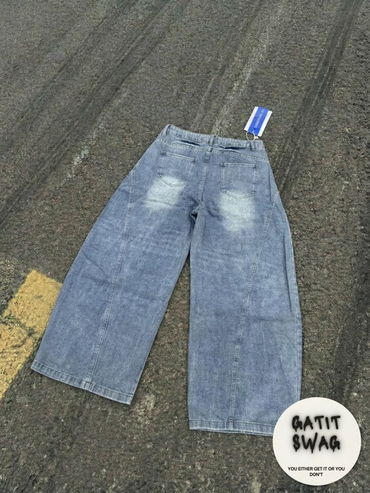 Jinsi baggy oversize Y2K