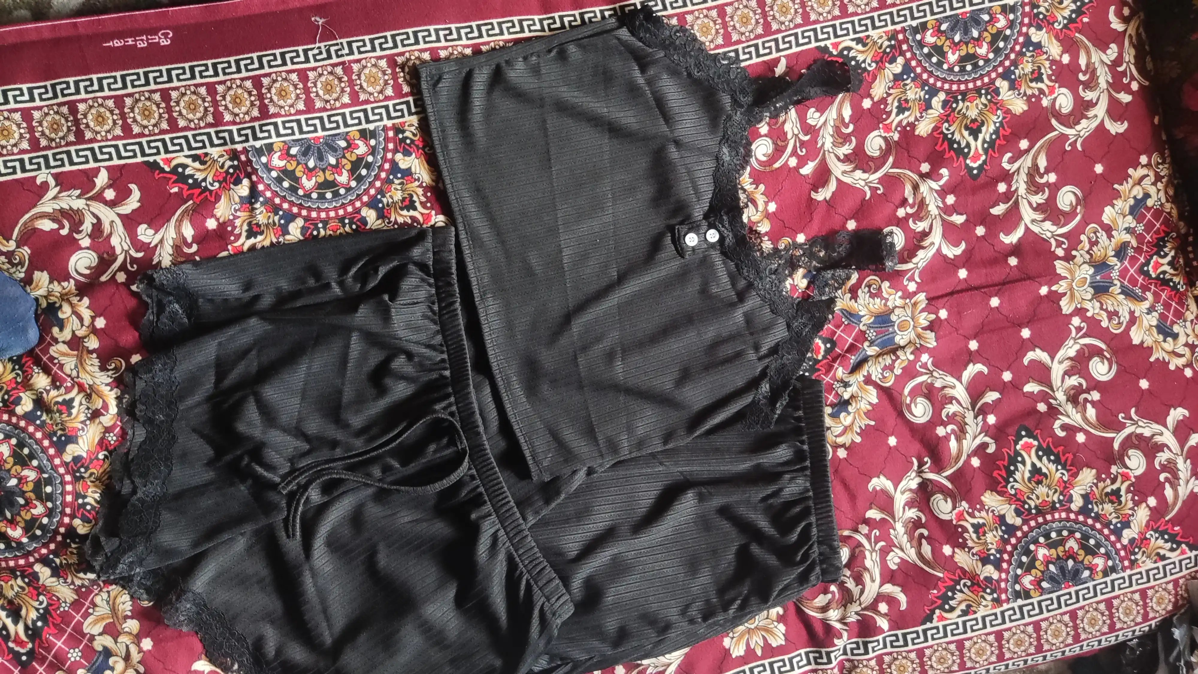 Ayollar uchun pijama to‘plami, pijama, 3 tasi 1 da, ayollar tungi kiyimi
