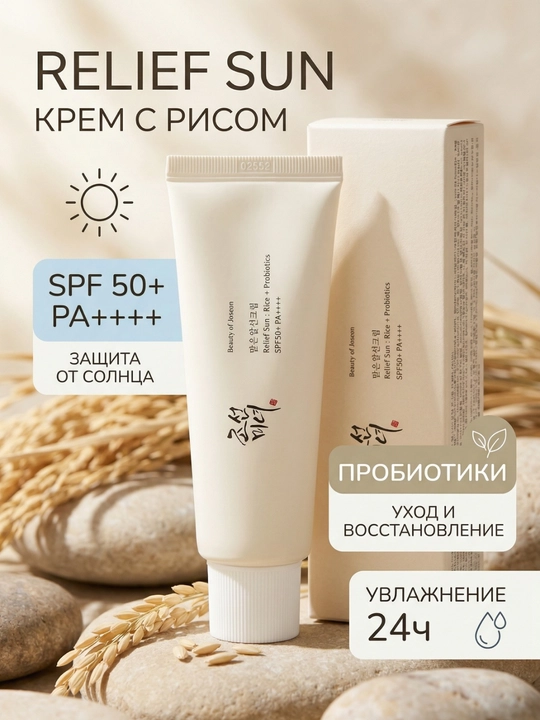 Солнцезащитный крем SPF 50 - 