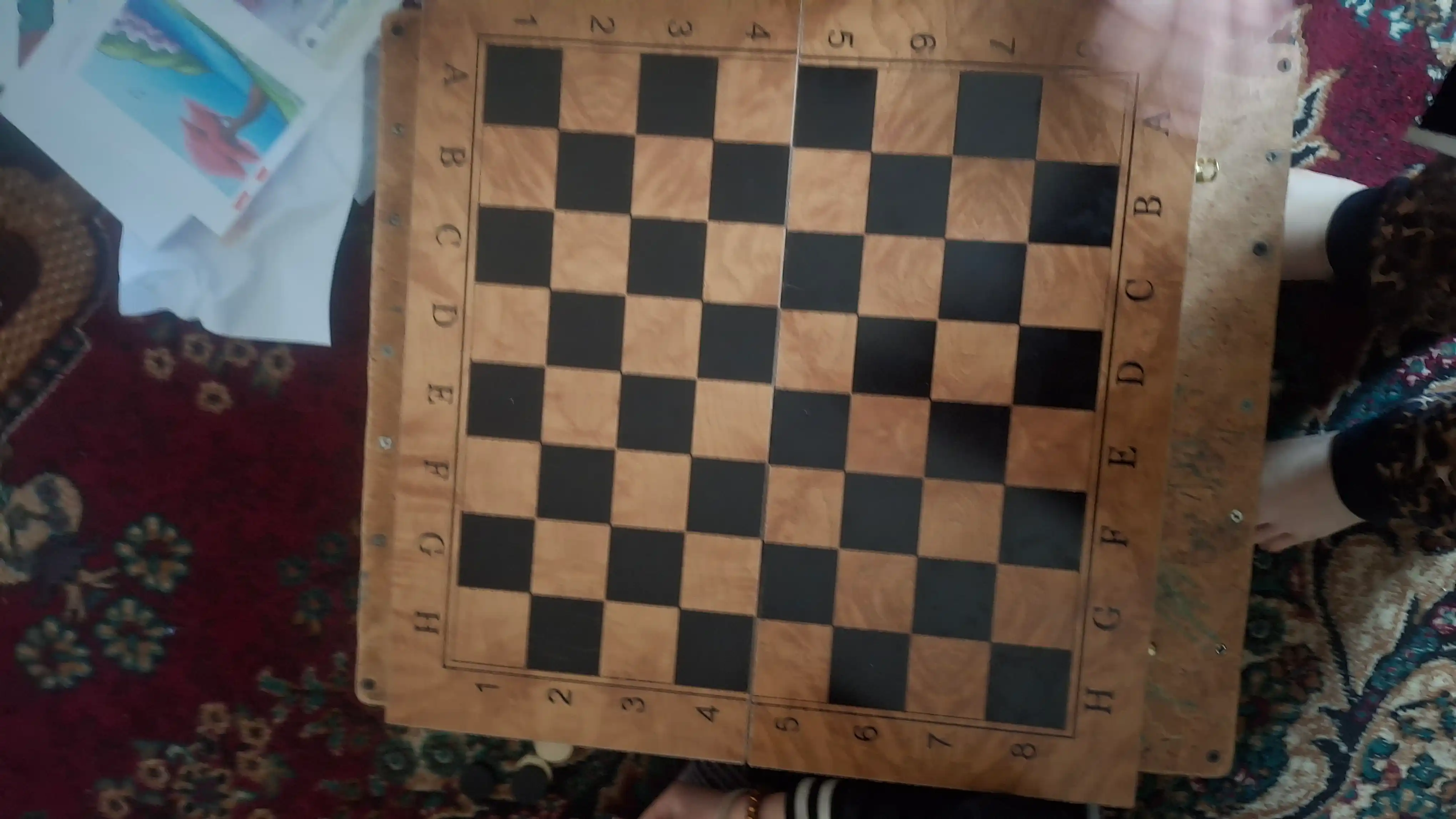 Shaxmat 2v1 — Shashka, Shaxmat to‘plami (47x47 sm)