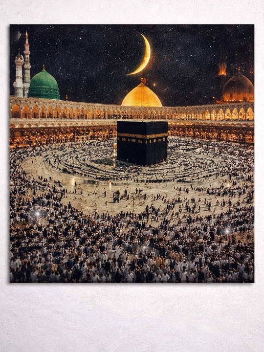Алмазная мозаика «Кааба, Мекка» 70×60 см без подрамника