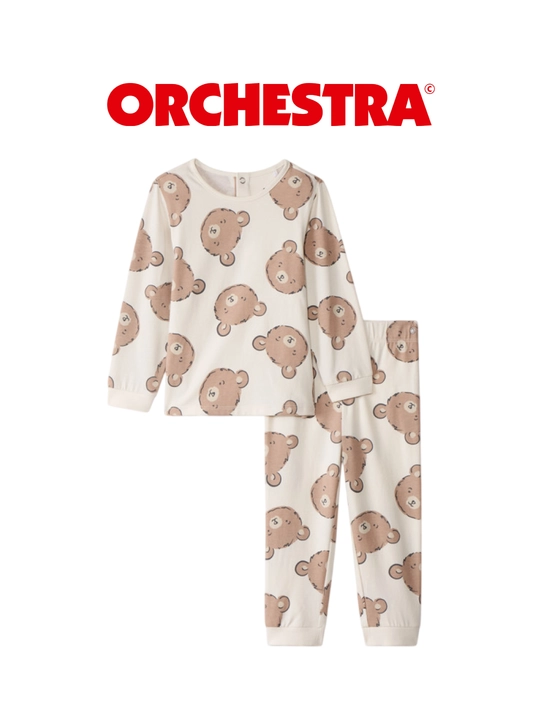  Bolalar to‘plami — Orchestra (kofta va shim), paxta, printli, chaqaloqlar uchun - 