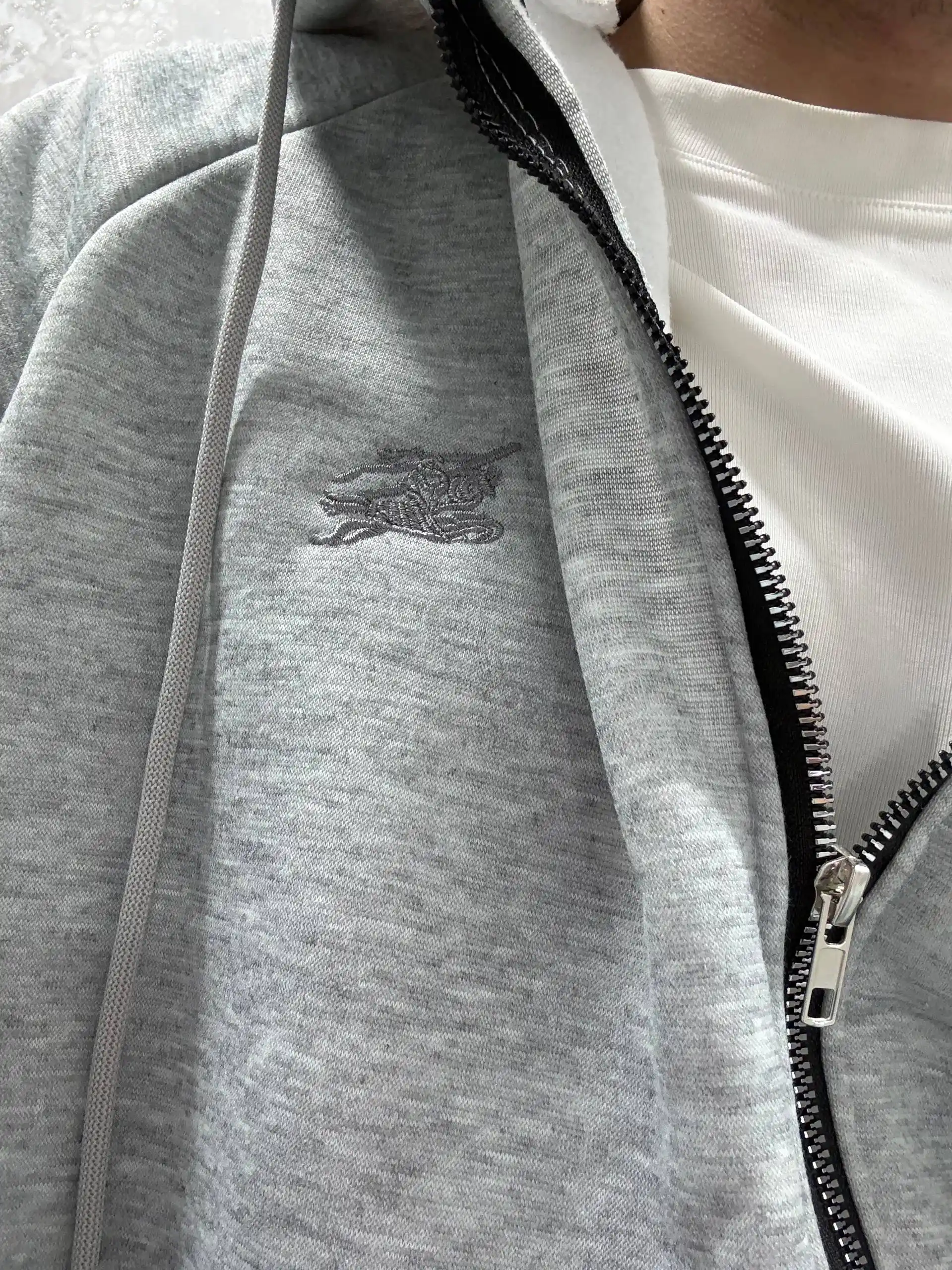 Erkaklar va ayollar uchun Burberry, kapyushonli va molniyali xudi, zip, kurtka, S–2XL
