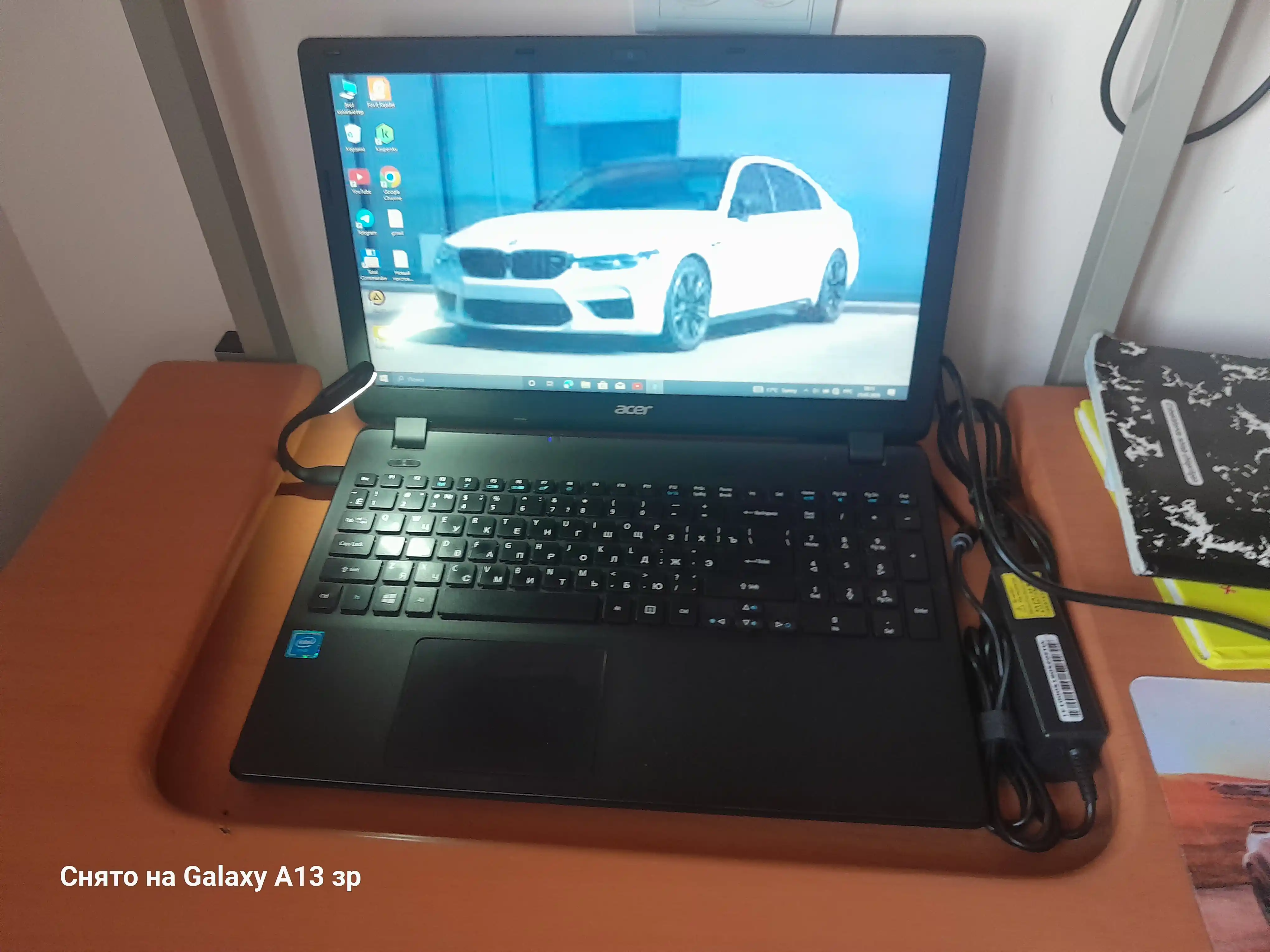 LED yoritgich, USB, noutbuk yoritgichi moslashuvchan, 5 Vt, 6 diodlar