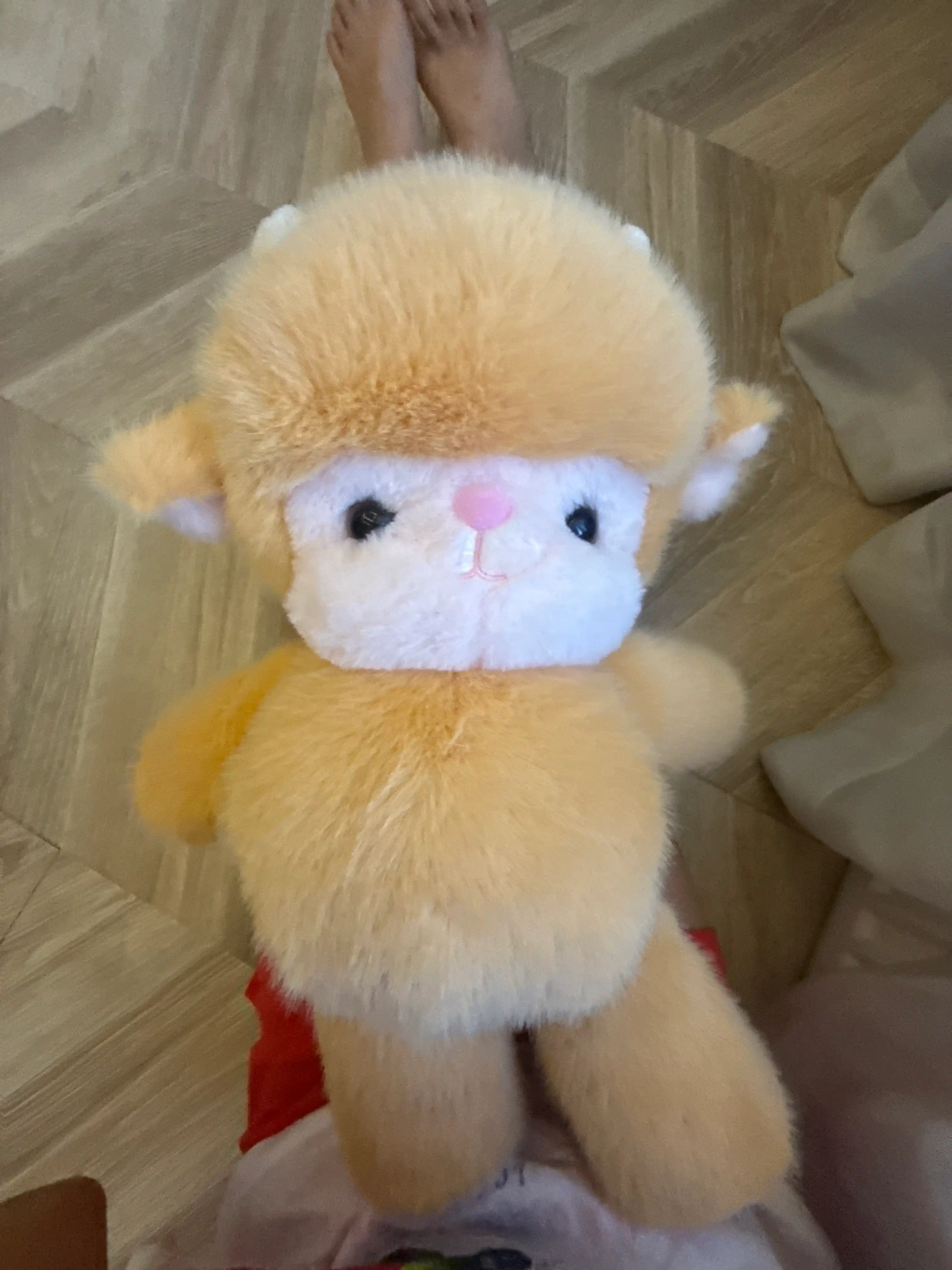 Бегущий телёнок, бычок, мягкая игрушка