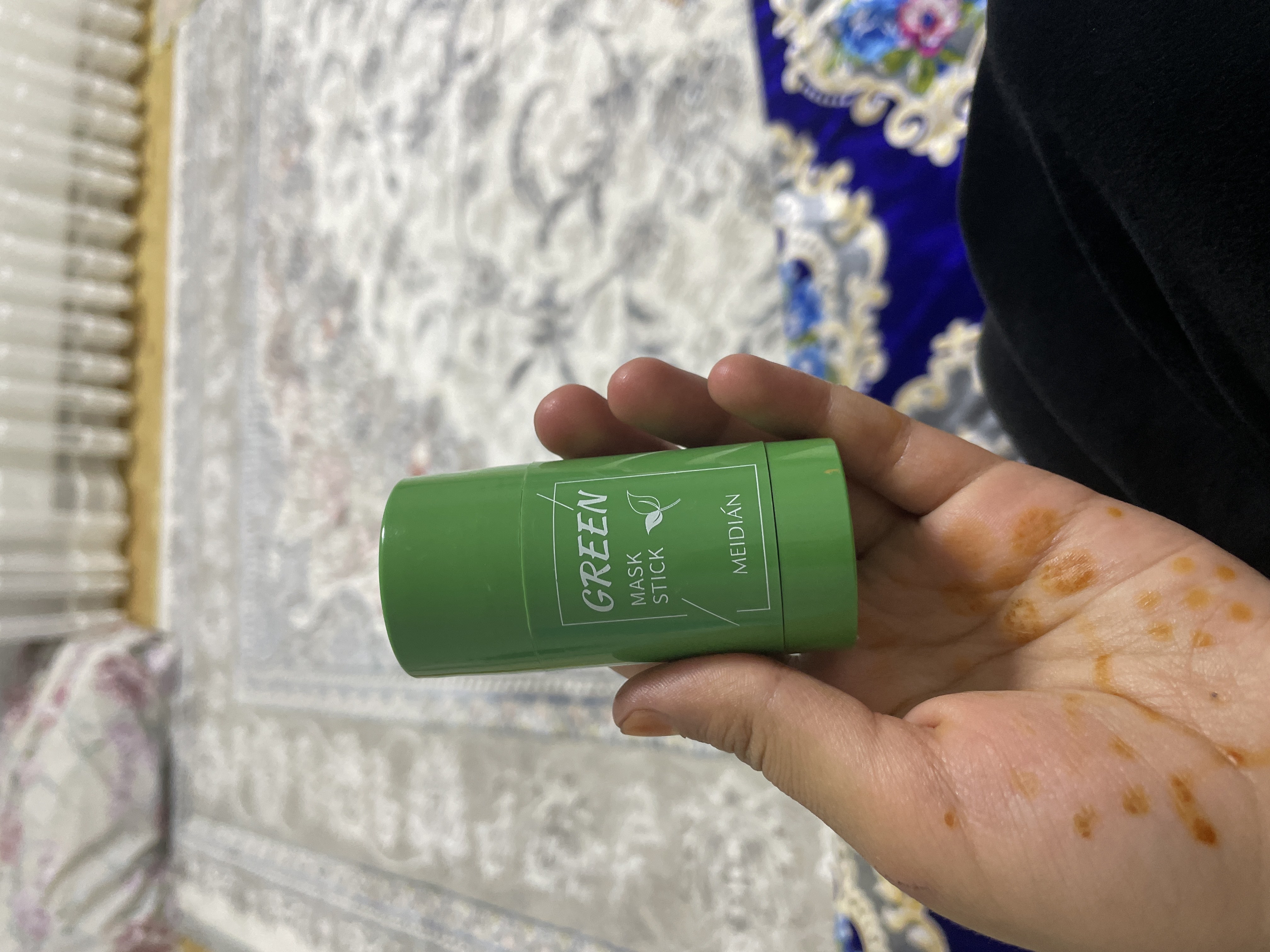Глиняная маска стик для лица Green Mask Stick, от черных точек и прыщей акне
