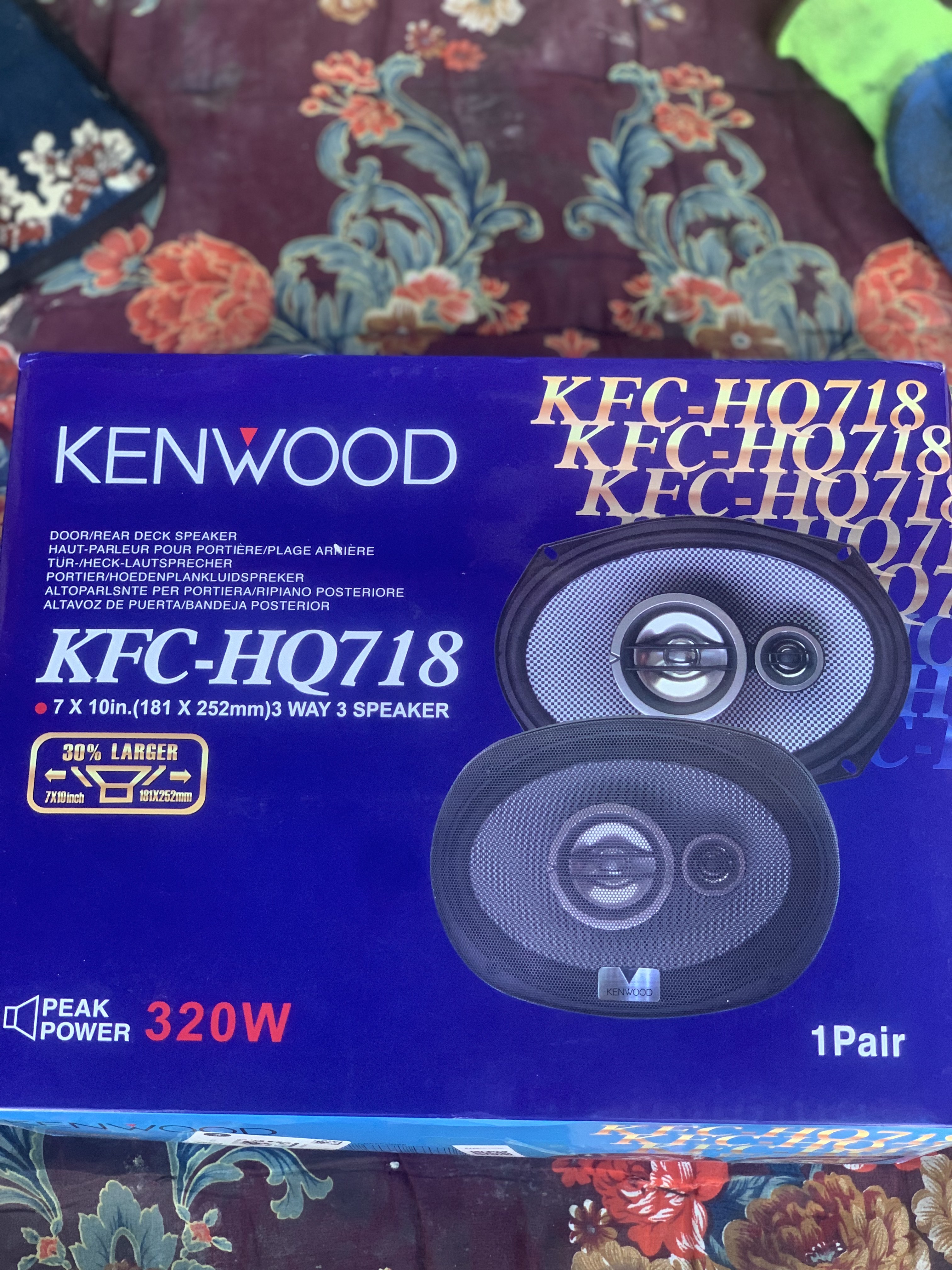 Avtomobil uchun kolonkalar, Kenwood KFC-PS6995EX, 718, 710 avtotovush, unversal akustika