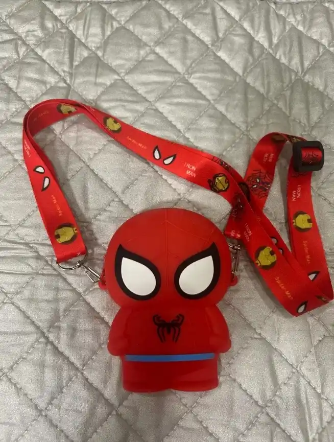 Bolalar uchun silikon sumka, Spiderman, Batman