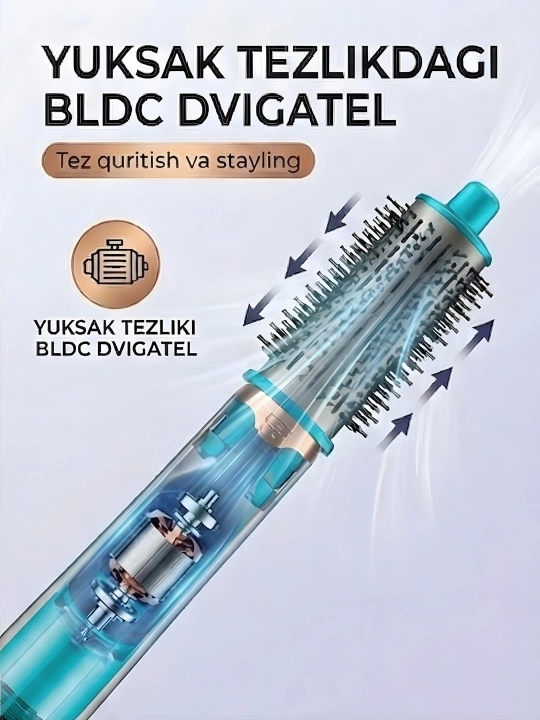 Ko'p funksiyali styler VGR V-474, 4 ta 1, soch turmagi uchun