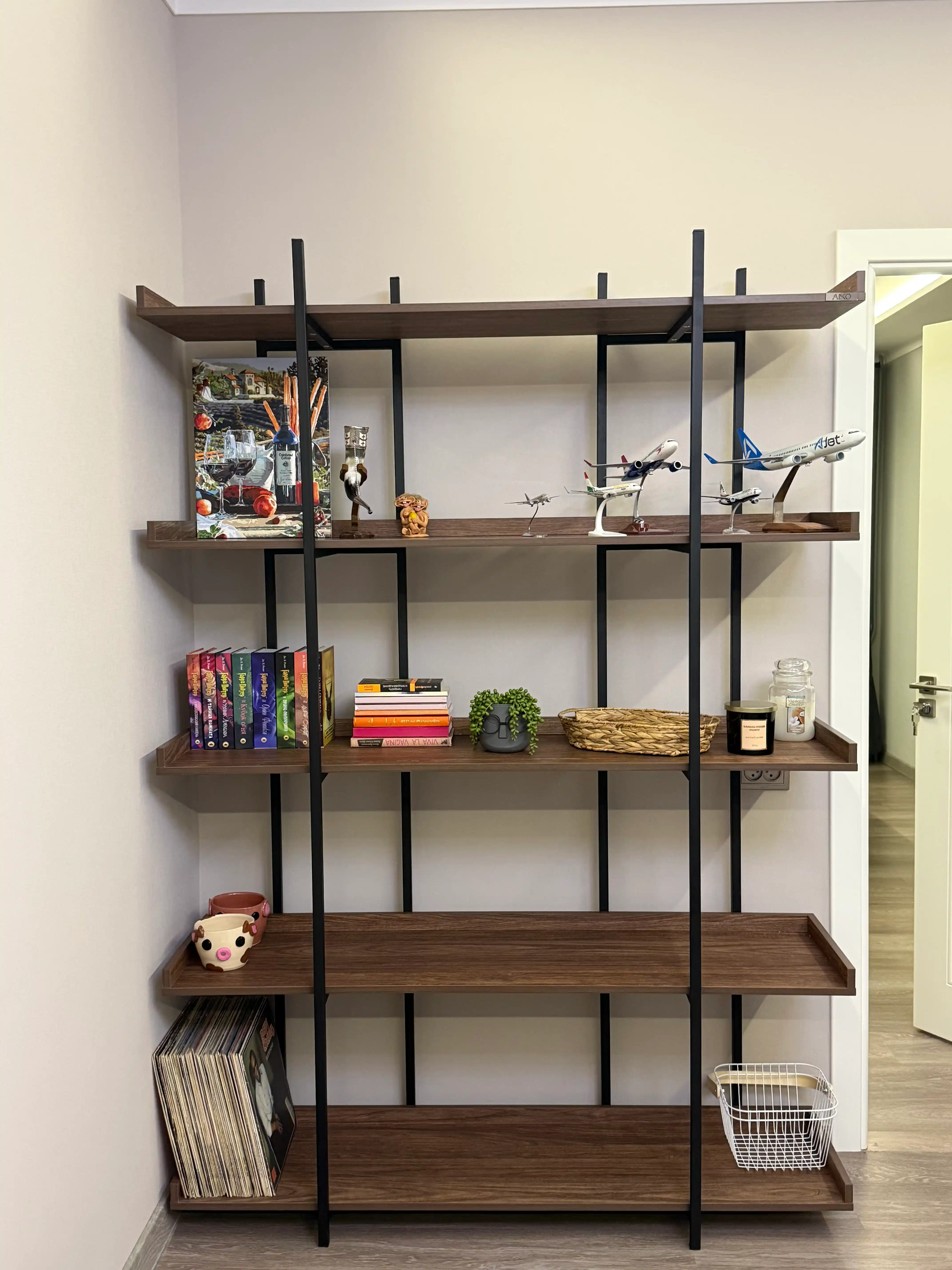 Uy va ofis uchun AIKO Tandem javoni, 120 x 40 x 200 sm
