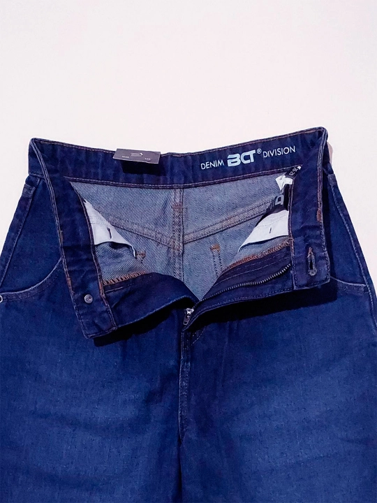 Ayollar uchun Mom fit "Bjeans" jinsi shimlari, baland o‘rindiqli, klassik mum jinsi shim