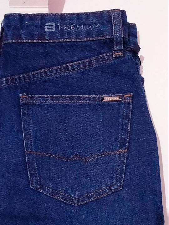Ayollar uchun Mom fit "Bjeans" jinsi shimlari, baland o‘rindiqli, klassik mum jinsi shim