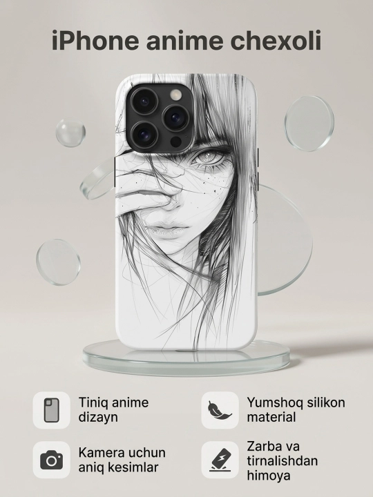 Чехол для iPhone 11, 13, 14, 15, 16, 17, Pro, Max, 15pro, силиконовый, аниме