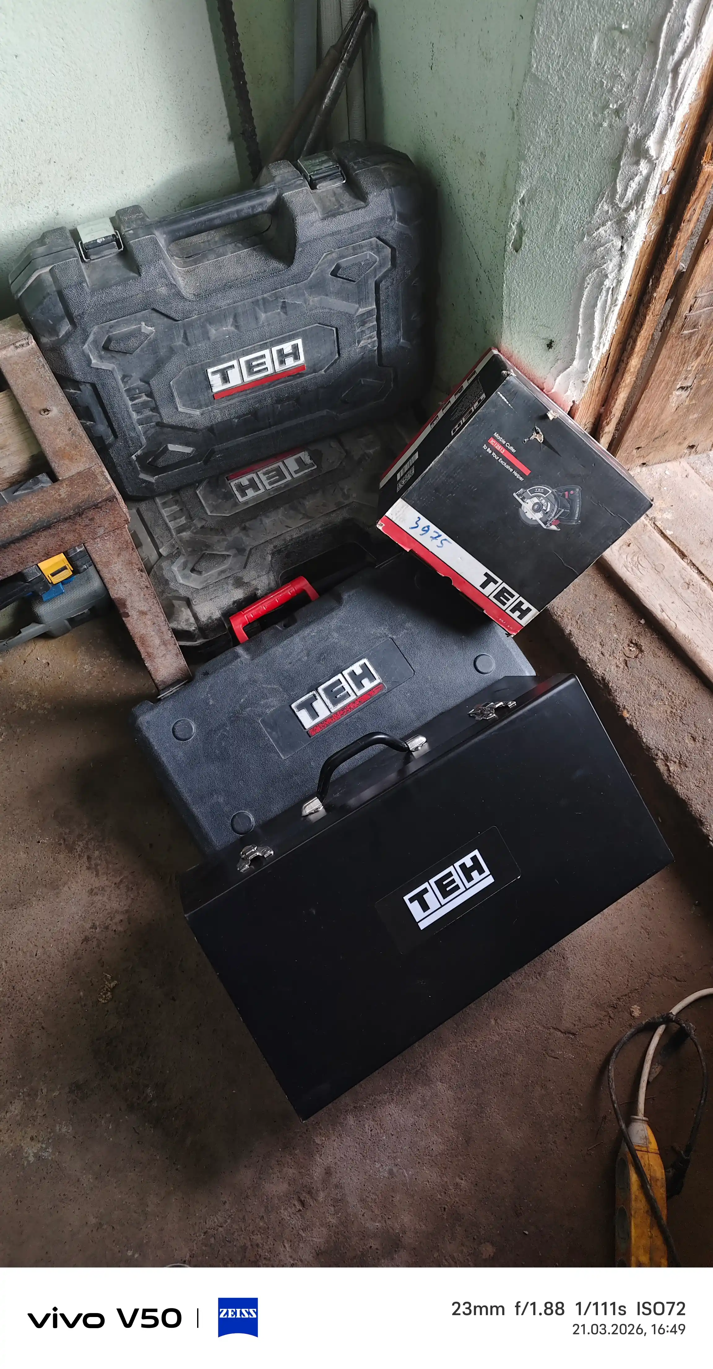 Devor va ship uchun professional shtroblovchi TEH TC12925, 2500 Vt, 7000 aylanish/min