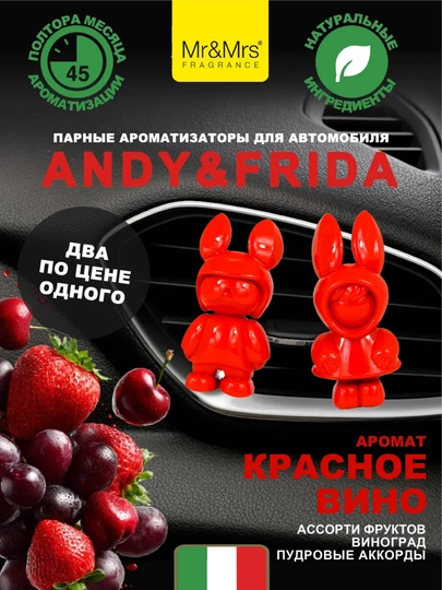 Ароматизатор Mr&Mrs Fragrance Niki, Cesare Spray, Card, Andy Frida, Michelin, Rasasi Hums — BBSHP-SHOP9-ЖЕЛТ
