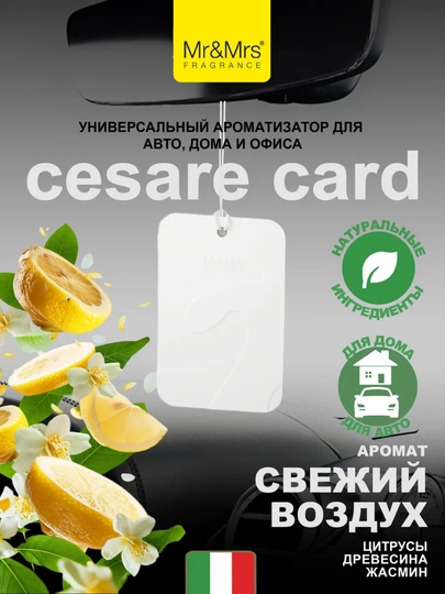 Ароматизатор Mr&Mrs Fragrance Niki, Cesare Spray, Card, Andy Frida, Michelin, Rasasi Hums — BBSHP-SHOP9-ЛЕДЯН