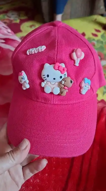 Hello Kitty qizlar uchun beysbolka, bolalar kepkasi