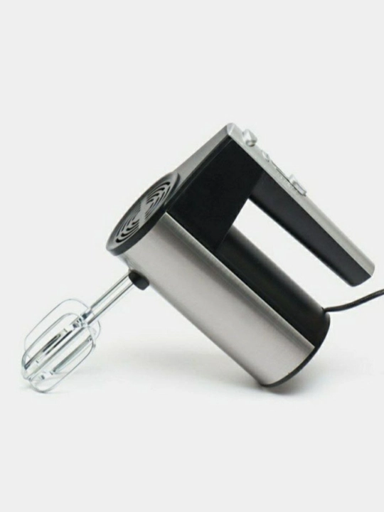 Xamirni aralashtirish va qorish uchun qo‘lda ishlatiladigan mikser, 5 tezlikda, "Turbo" funksiyasi bilan - 