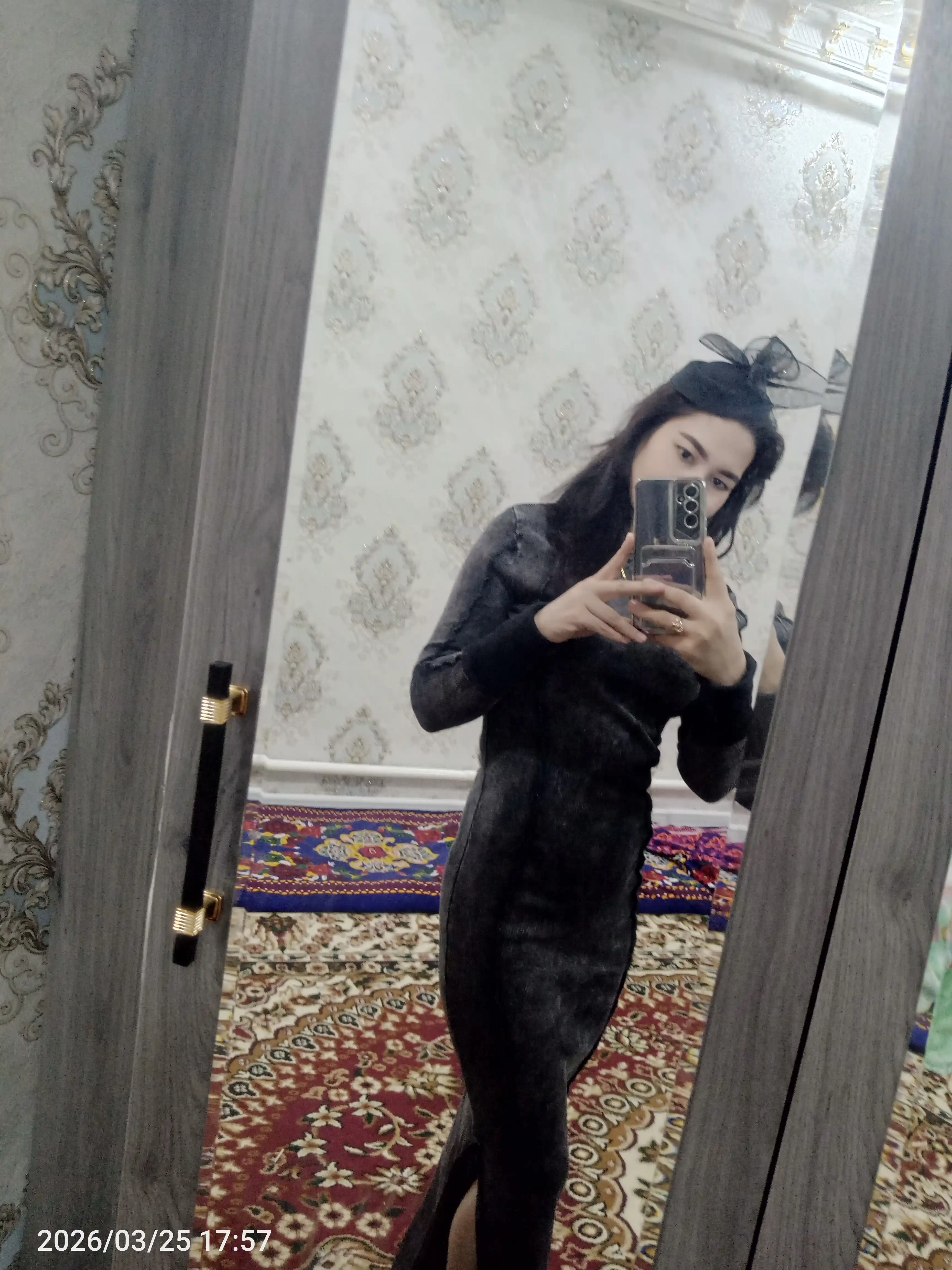 Платье женское длинное, варенка, круглый вырез, ГРЕТА