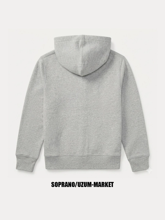 Erkaklar va ayollar uchun Ralph Lauren, kapyushonli va molniyali xudi, zip, kurtka, S–3XL