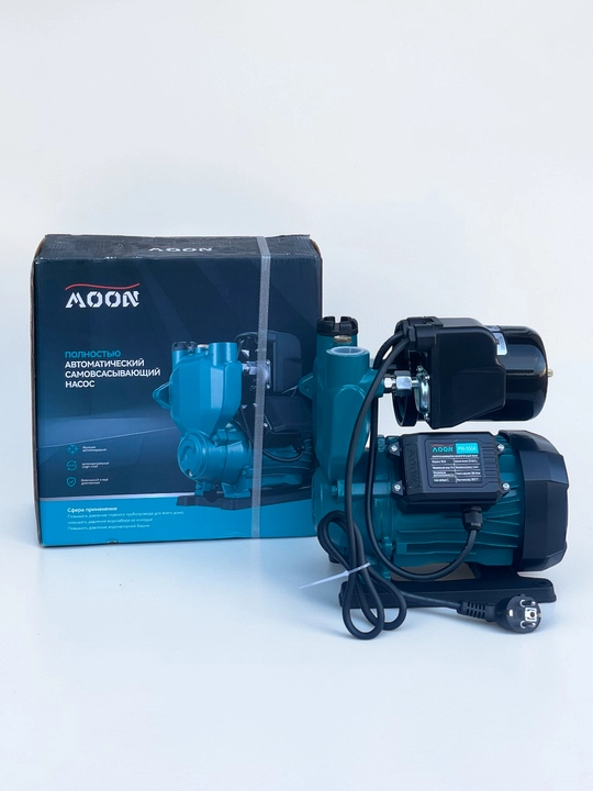 MOON PW-550A, Aqlli Avtomatik Suv Nasosi – 550W, 42m bosim, 3.4 m³/soat, Uy va Bog‘ uchun