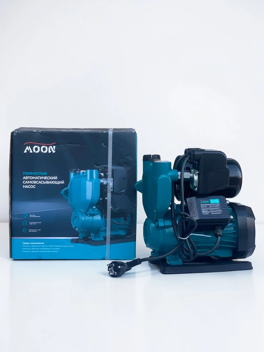MOON PW-750A, 750W, умный автоматический водяной насос-напор, 47 м, 4 м³/ч, для дома и сада