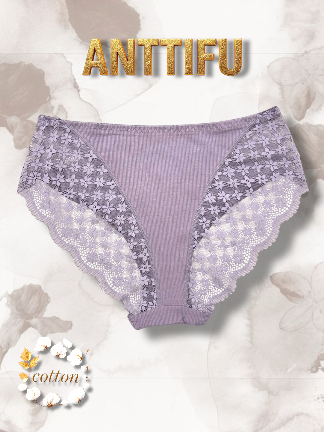 ANTTIFU ayollar uchun katta o'lchamdagi paxtadan trusiklar