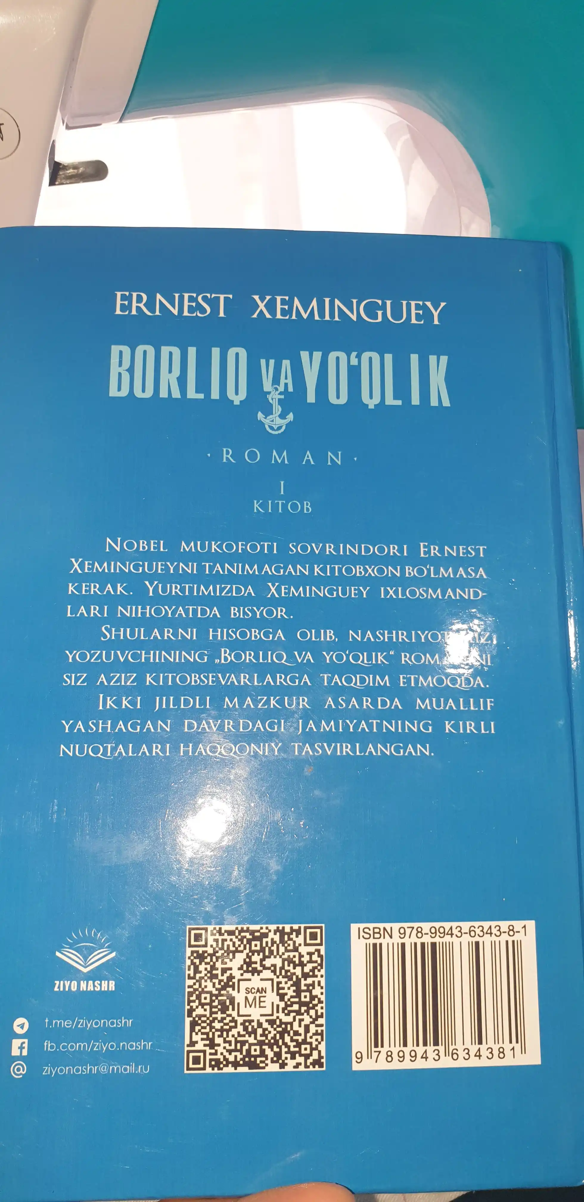 Ernest Xeminguey, Borliq va yo'qlik, roman, 1 kitob