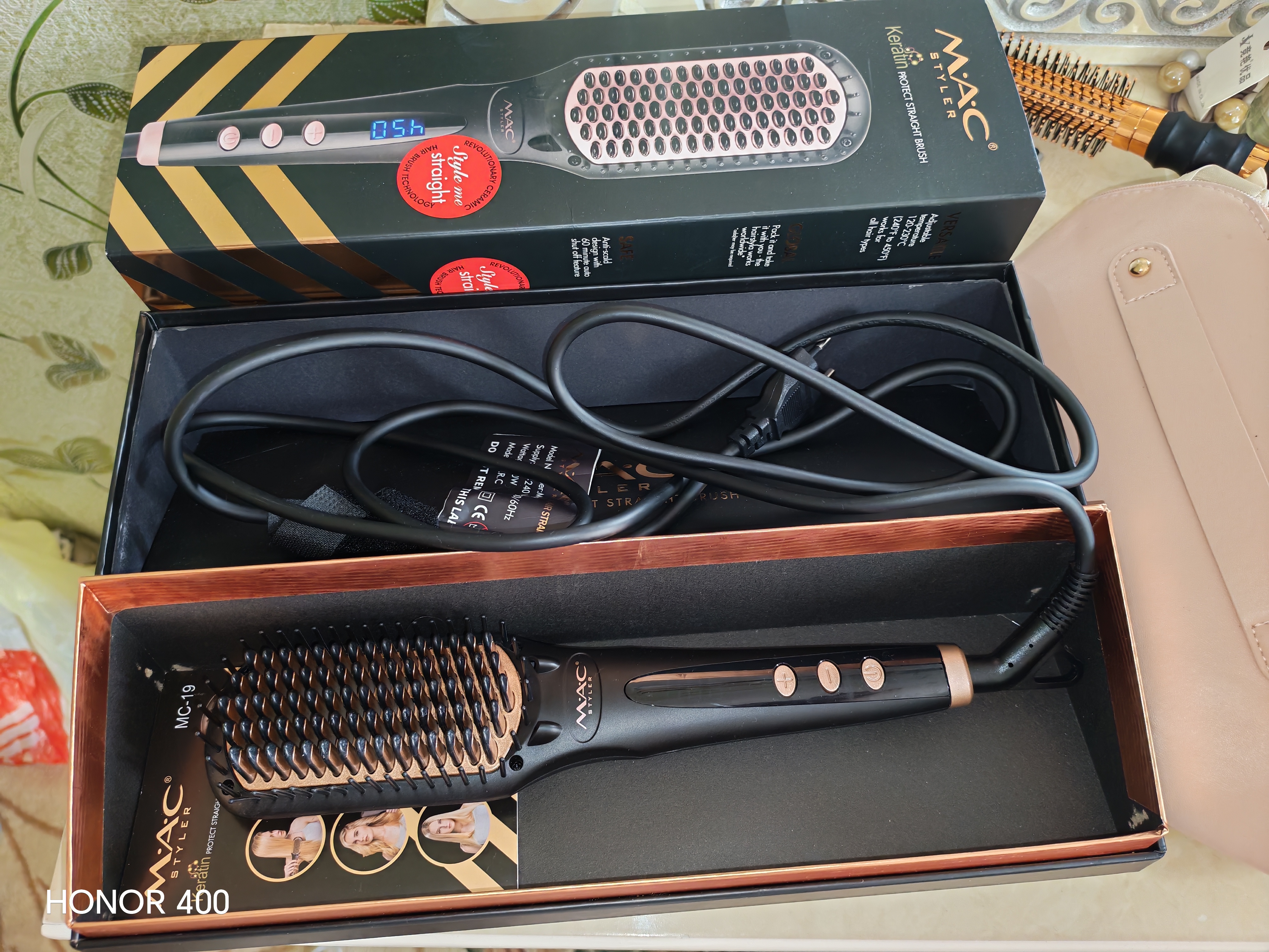 Professional MAC STYLER sochni quritish va ukladka uchun soch quritgich-tarog'i