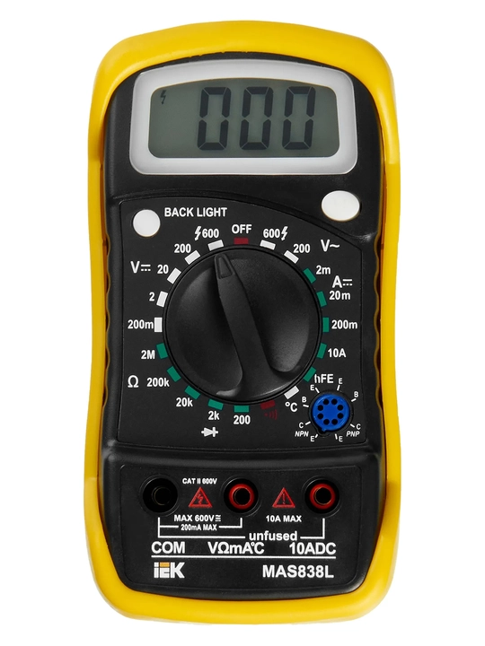 Multimetr raqamli Master MAS830L IEK