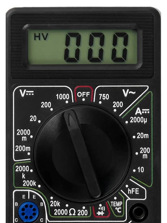 Multimetr raqamli UNIVERSAL M838 IEK