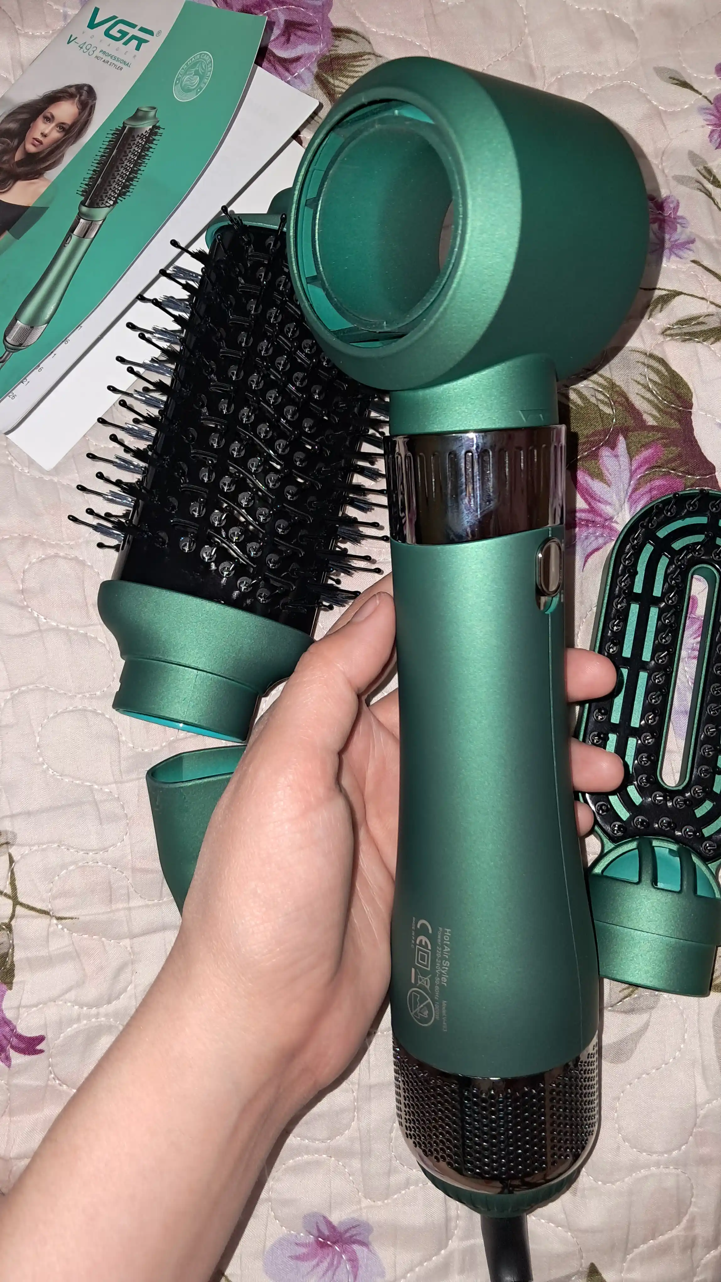Professional soch quritgich VGR V-493 fen taroq 4 tasi 1 da, keramik qoplamali