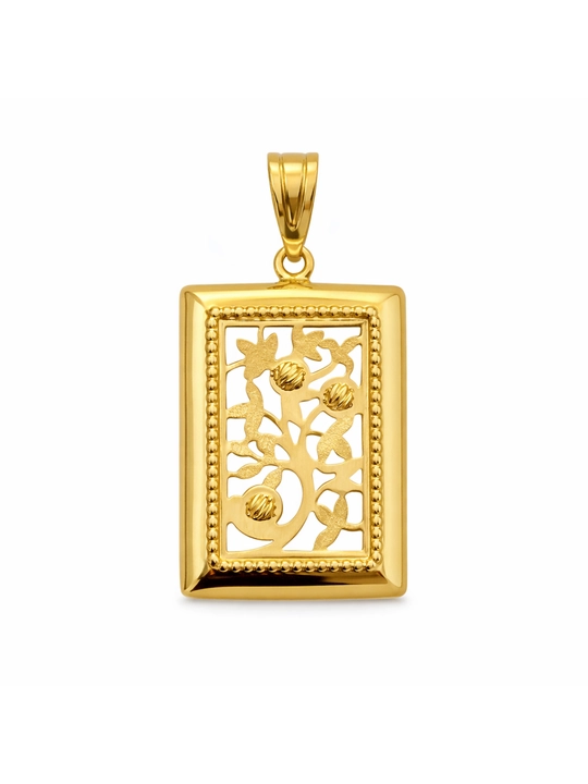 Золотой кулон «Tree of Life Frame» 585 пробы — Gold House, 2.8 г (±0.5 г)