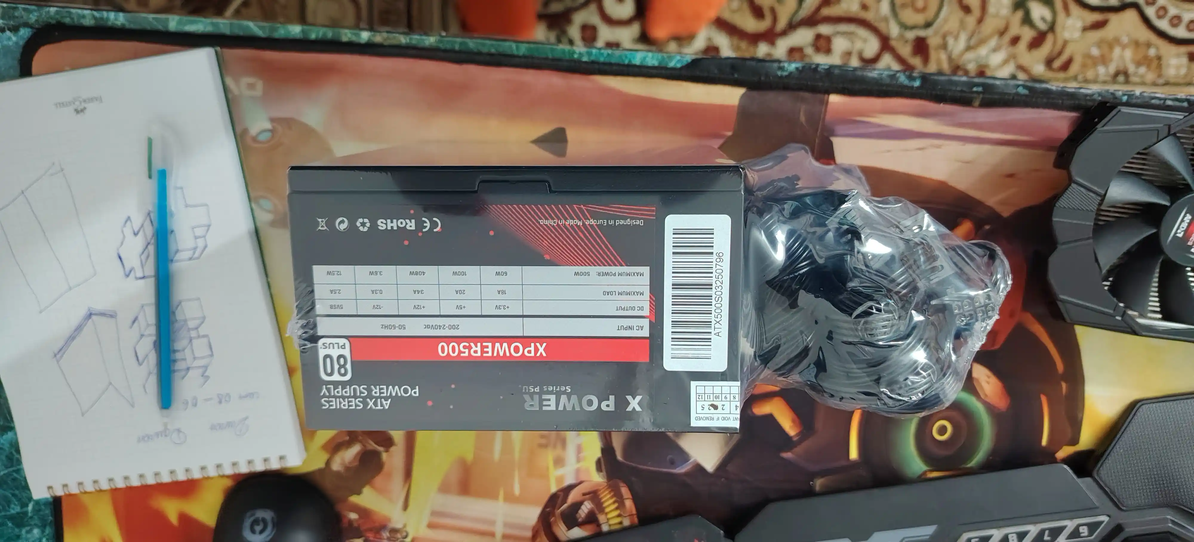 Блок питания X Power ATX 80 PLUS, с защитой от перенапряжения