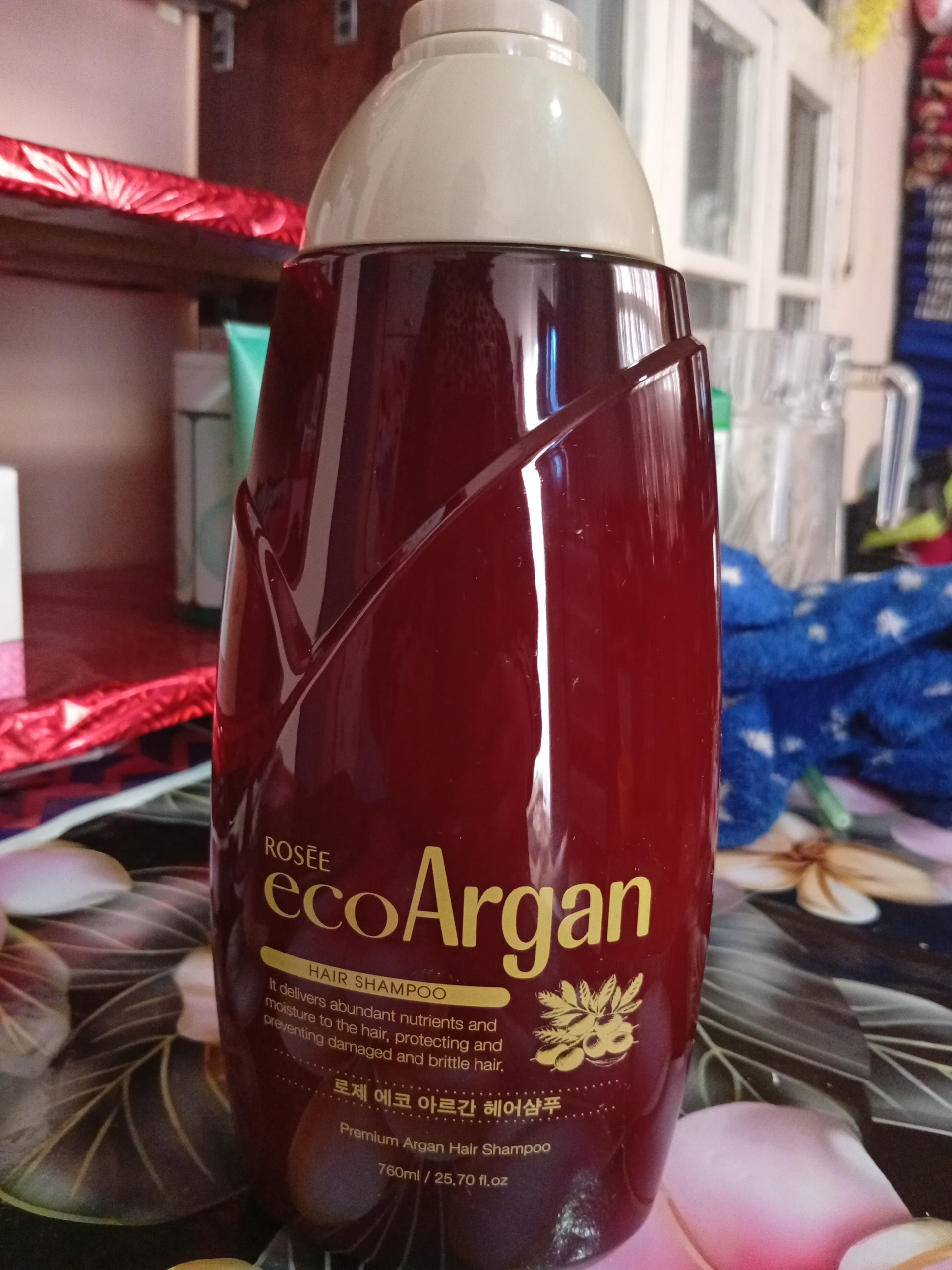 Шампунь для сухих и поврежденных волос Rosee Eco Argan Premium Hair Shampoo 760 мл