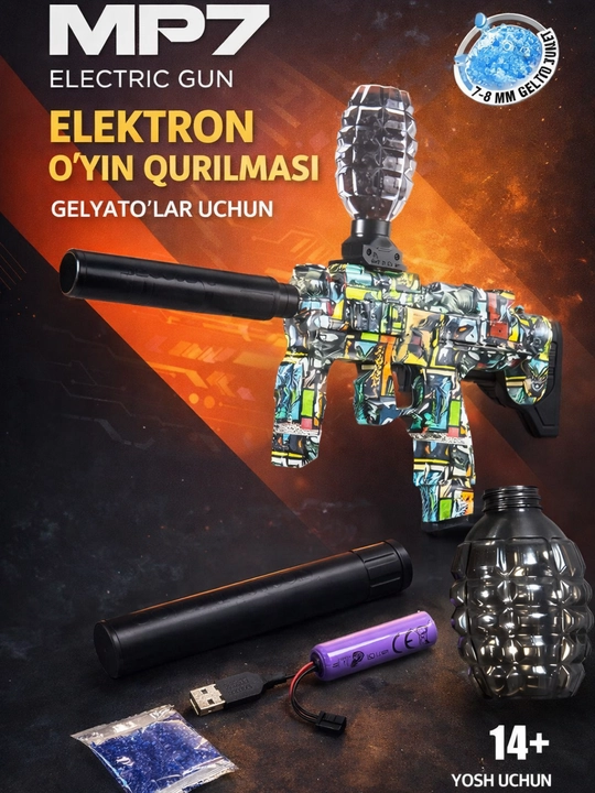 Orbitsimon pulemyot, gidrogelli blaster