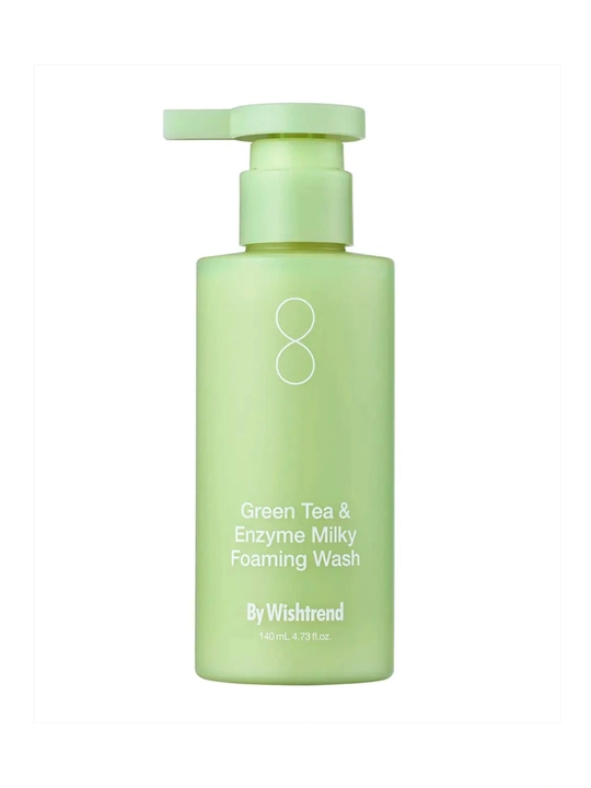 Энзимное средство для умывания By Wishtrend Green Tea & Enzyme Milky Foaming Wash  - 