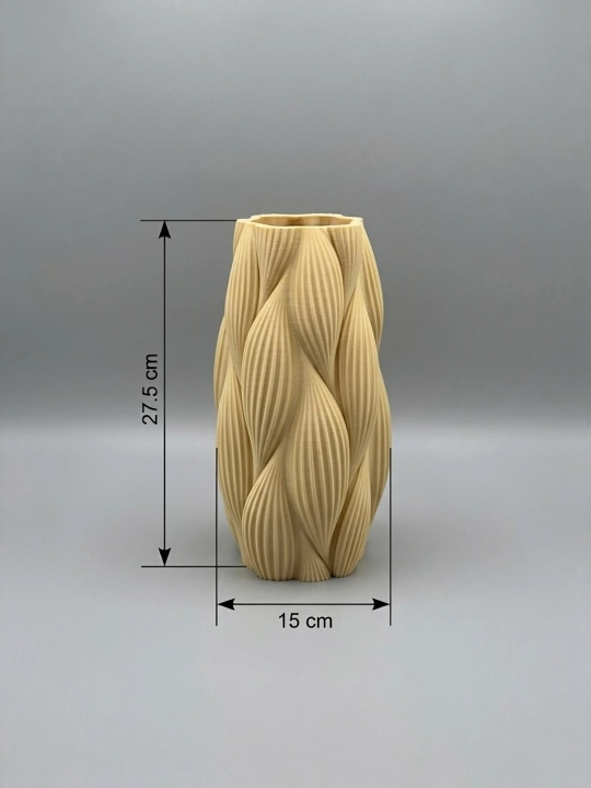 Ваза «Кокон» Rayelle home, из 3D пластика