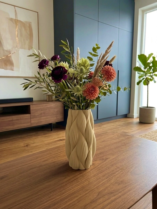 Ваза «Кокон» Rayelle home, из 3D пластика