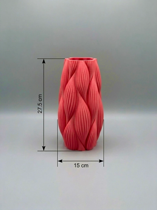 Ваза «Кокон» Rayelle home, из 3D пластика